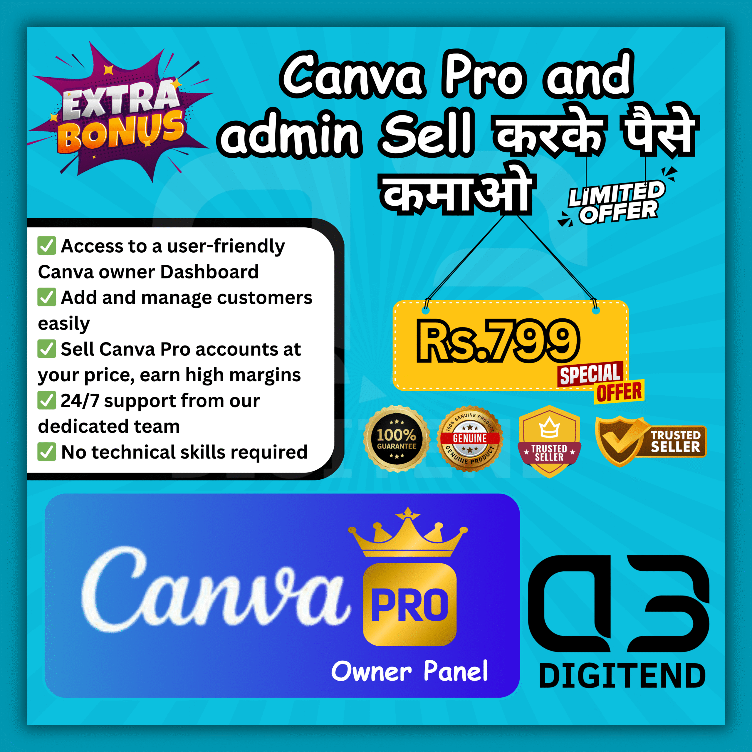 Canva Admin Panel